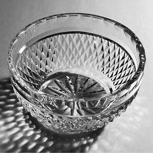 WATERFORD Archive CONDIMENT BOWL / Hand Cut / FINE IRISH CRYSTAL / Light Scuffs